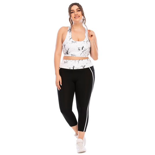 Workout Clothing Suit Plus Size Yoga Clothing Leggings